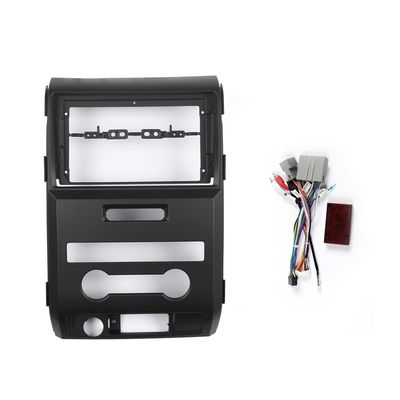 Car Stereo Navigation 9" Android Radio Mounting Frame Mask Bracket with Wiring Harness Specific Designed for Ford F150 Raptor 2009 2010 2011 2012 Basic Version
