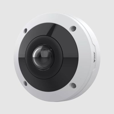 M4317-PLR 6 MP Sharpdome Fisheye Camera for Onboard Bus Surveillance with 180/360 Views, Built-in IR, Stereographic Lens, Deep Learning Analytics, and Cybersecurity Protection (02833-001)