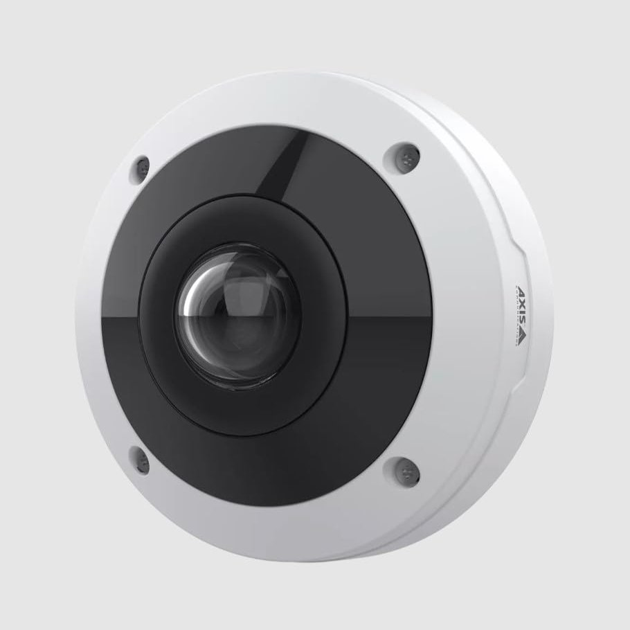 M4317-PLR 6 MP Sharpdome Fisheye Camera for Onboard Bus Surveillance with 180/360 Views, Built-in IR, Stereographic Lens, Deep Learning Analytics, and Cybersecurity Protection (02833-001)