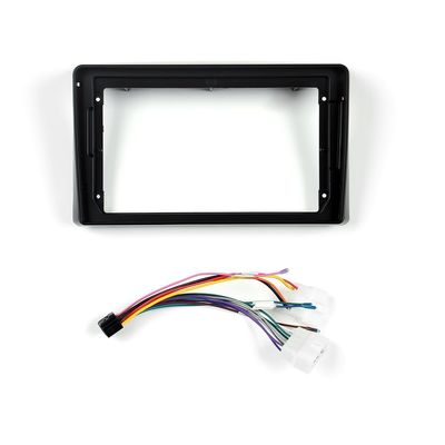 Car Stereo Navigation 9" Android Radio Mounting Frame Mask Bracket with Wiring Harness Specific Designed for Mahindra Thar