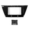 Car Stereo Navigation 10" Android Radio Mounting Frame Mask Bracket with Wiring Harness Specific Designed for VW Touran L 2016 2017 2018 2019 view 2