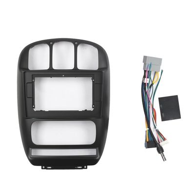 Car Stereo Navigation 10" Android Radio Mounting Frame Mask Bracket with Wiring Harness Specific Designed for Chrysler Grand Voyager 2006 2007 2008 2009 2010 2011 2012