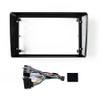 Car Stereo Navigation 9" Android Radio Mounting Frame Mask Bracket with Wiring Harness Specific Designed for Vw Bora 2004 2005 2006 2007 view 1