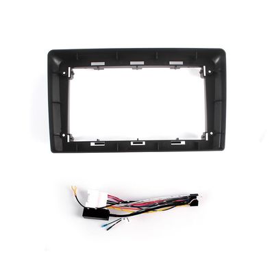 Car Stereo Navigation 9" Android Radio Mounting Frame Mask Bracket with Wiring Harness Specific Designed for Mitsubishi COLT Plus 2007 2008 2009 2010 2011 2012
