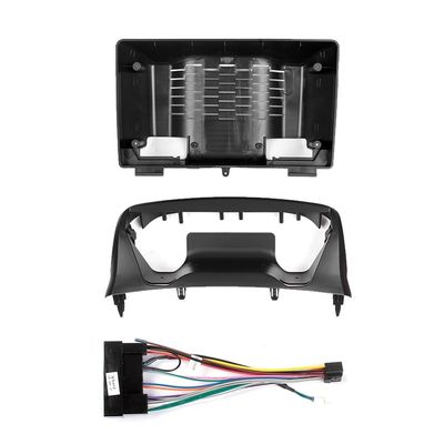 9" Car Stereo Navigation FM Radio Mounting Frame Bracket with Wiring Harness Compatible with Hyundai Genesis Coupe 2009 2010 2011