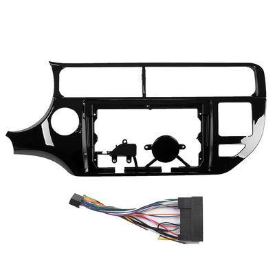 9" Car Stereo Navigation FM Radio Mounting Frame Bracket with Wiring Harness Compatible with Kia Rio 2015 2016 2017 2018