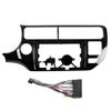 9" Car Stereo Navigation FM Radio Mounting Frame Bracket with Wiring Harness Compatible with Kia Rio 2015 2016 2017 2018 view 1