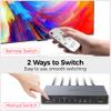Unitek HDMI Switch 5 Computers 1 Monitor with Remote-4K HDMI Switcher Compatible with PC PS5 PS4 Xbox DVD Player Fire Stick TV 5 Ports Switcher Support for Office Entertainment Home Theater view 4