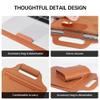 2-in-1 Laptop Sleeve & Desk Mat Mouse Pad | Reversible PU Leather Case w/Cooling Stand | Magnetic Phone Holder | Travel Office Gift for Men/Women (Green,11-12) view 3