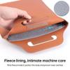 2-in-1 Laptop Sleeve & Desk Mat Mouse Pad | Reversible PU Leather Case w/Cooling Stand | Magnetic Phone Holder | Travel Office Gift for Men/Women (Green,11-12) view 4