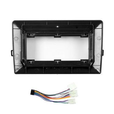 9" Car Stereo Navigation FM Radio Mounting Frame Bracket with Wiring Harness Compatible with Toyota Auris 2006 2007 2008 2009 2010 2011