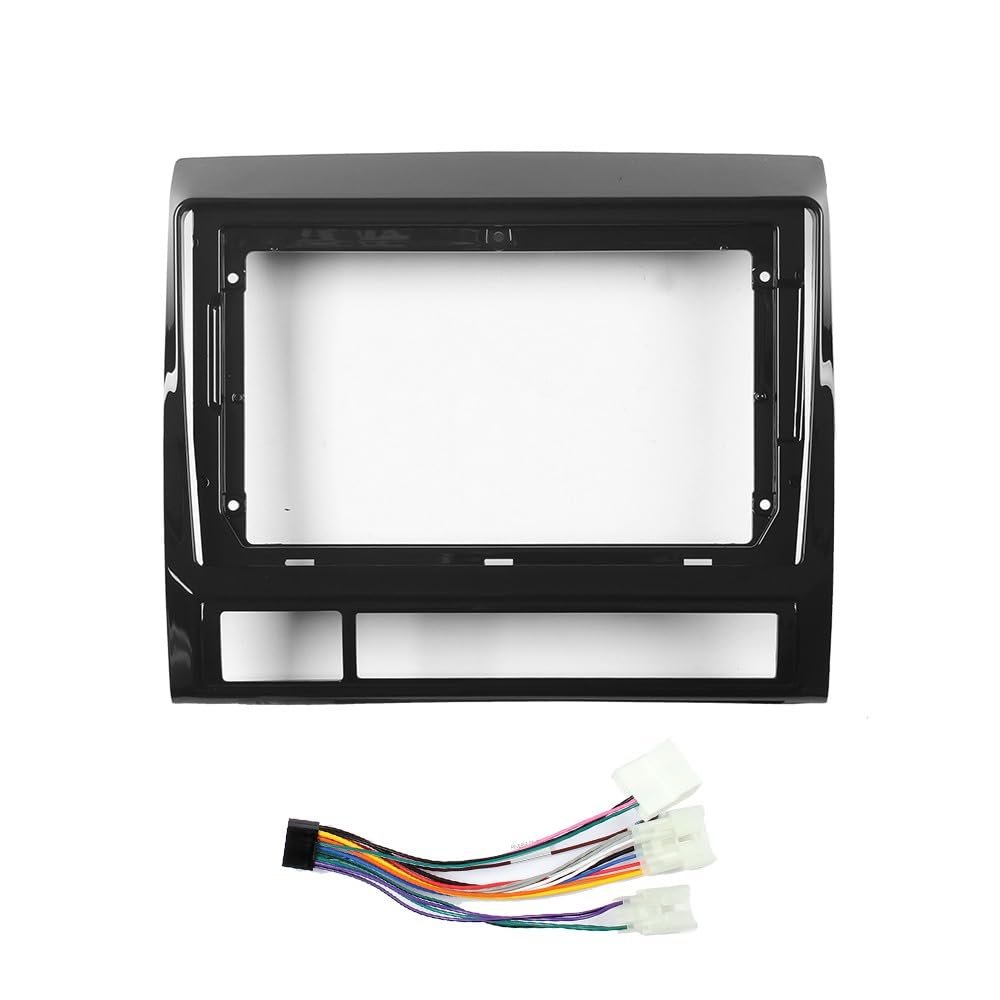 9" Car Stereo Navigation FM Radio Mounting Frame Bracket with Wiring Harness Compatible with Toyota Tacoma 2005 2006 2007 2008 2009 2010 2011 2012 2013