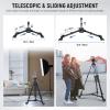 NEEWER Photography Tripod Dolly, Quick Lock Release Camera Dolly with 3" Rubber Wheels, Telescopic Legs, Handle & Bag, 44 lbs Heavy Duty for DSLR Cameras Camcorder Photo Video Recording, TS012 view 4