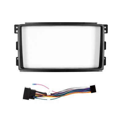 Car Stereo Navigation 9" Android Radio Mounting Frame Mask Bracket with Wiring Harness Specific Designed for Benz Smart 2005 2006 2007 2008 2009 2010