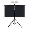 60" 72" 84" 92" Anti-Crease Portable Projector Screen with Tripod, 4K HD Wall-Mounted Movies Screens for Theater Backyard Cinema(84"(16:9)) view 2