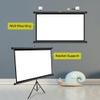 60" 72" 84" 92" Anti-Crease Portable Projector Screen with Tripod, 4K HD Wall-Mounted Movies Screens for Theater Backyard Cinema(84"(16:9)) view 4