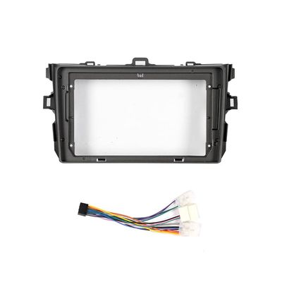 9" Car Stereo Navigation FM Radio Mounting Frame Bracket with Wiring Harness Compatible with Toyota Corolla 2007 2008 2009 2010 2011 2012 2013