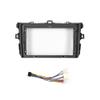 9" Car Stereo Navigation FM Radio Mounting Frame Bracket with Wiring Harness Compatible with Toyota Corolla 2007 2008 2009 2010 2011 2012 2013 view 1