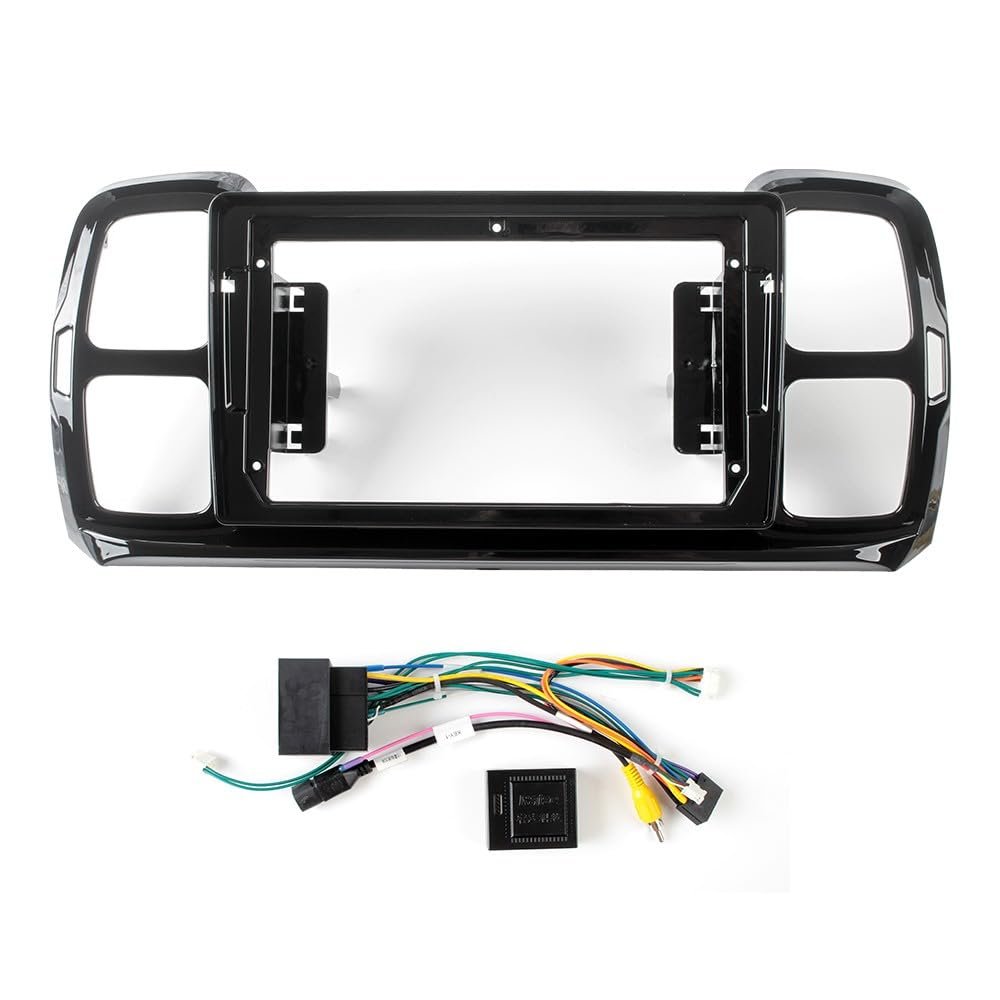 9" Car Stereo Navigation FM Radio Mounting Frame Bracket with Wiring Harness Compatible with Citroen C5 AIRCROSS 2017+