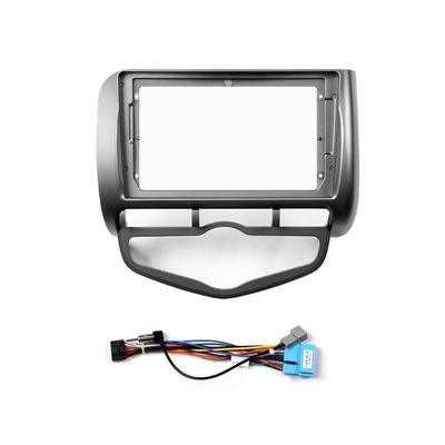 9" Car Stereo Navigation FM Radio Mounting Frame Bracket with Wiring Harness Compatible with Honda Jazz/City 2006 2007 2008 2009 2010 2011 2012 2013 2014 2015 2016 2017 2018 2019 2020 2021 LHD at