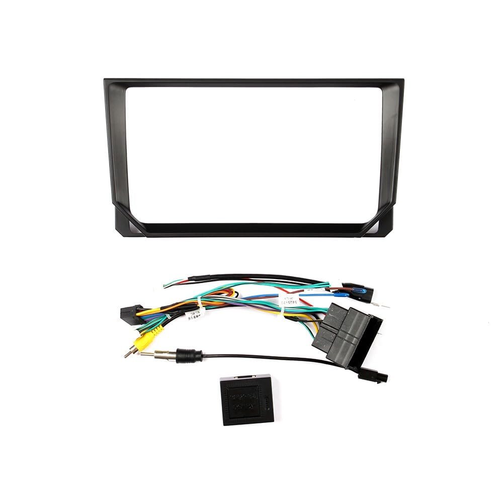 Car Stereo Navigation 9" Android Radio Mounting Frame Mask Bracket with Wiring Harness Specific Designed for Seat Ibiza/Arona 2018 2019 2020 2021
