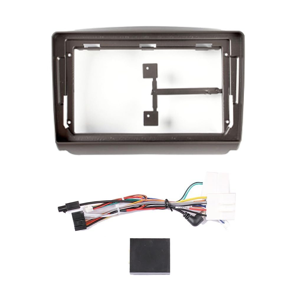 Car Stereo Navigation 9" Android Radio Mounting Frame Mask Bracket with Wiring Harness Specific Designed for Proton PERDANA V6 2002 2003 2004 2005 2006 2007 2008 2009 2010