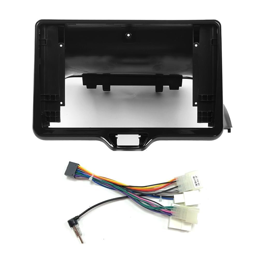 Car Stereo Navigation 10" Android Radio Mounting Frame Mask Bracket with Wiring Harness Specific Designed for Toyota Vios/Yaris 2021