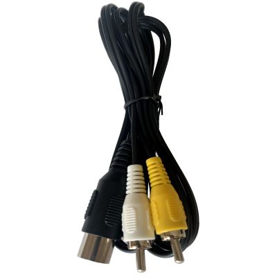 BUHCUWQB 6FT AV Cable Compatible with Sega Genesis 1, RCA Audio Video Cable