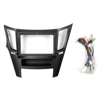 9" Car Stereo Navigation FM Radio Mounting Frame Bracket with Wiring Harness Compatible with Subaru Legacy/Outback 2010 2011 2012 2013 2014 2015 2016 2017 2018 2019 2020 2021