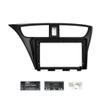 Car Stereo Navigation 9" Android Radio Mounting Frame Mask Bracket with Wiring Harness Specific Designed for Honda Civic 2012 2013 2014 2015 2016 2017 LHD view 2