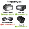 Godox TR TTL Hot Shoe Riser for Fujifilm Cameras,0-90 Angle Adjustment,30mm Height Increase, Reduce Lens Shadow Compatible with Godox iT30 Pro F,iT20 F,iT22 F,iM30,iM20,iM22 Mini Flash view 2