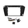 Car Stereo Navigation 10" Android Radio Mounting Frame Mask Bracket with Wiring Harness Specific Designed for VW Magotan 2016 2017 2018 2019 view 3