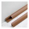 39.4" Triangular Fan-Shaped Corner Wire Cable Duct, PVC Wall Corner Wire Cover Self-Adhesive for Hiding TV/Computer Cables(Brown,20x20mm/0.79x0.79in) view 1