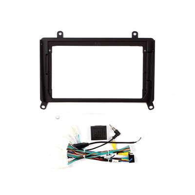 9" Car Stereo Navigation FM Radio Mounting Frame Bracket with Wiring Harness Compatible with Toyota Hiace 2019 2020 2021 RHD