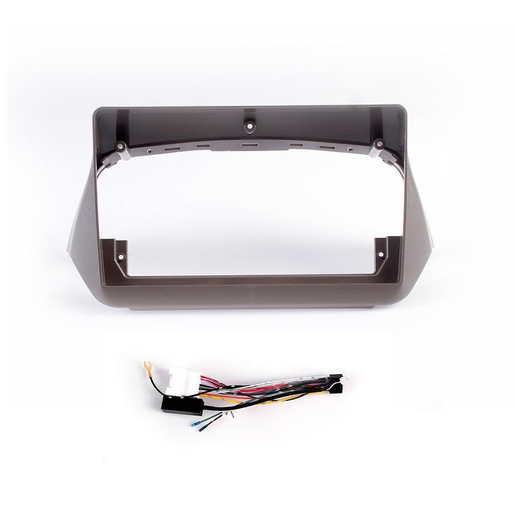 9" Car Stereo Navigation FM Radio Mounting Frame Bracket with Wiring Harness Compatible with Mitsubishi SAVRIN 2001 2002 2003 2004