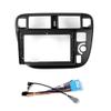 Car Stereo Navigation 9" Android Radio Mounting Frame Mask Bracket with Wiring Harness Specific Designed for Honda Civic 1998 1999 2000 RHD MT view 1