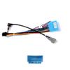 Car Stereo Navigation 9" Android Radio Mounting Frame Mask Bracket with Wiring Harness Specific Designed for Honda Civic 1998 1999 2000 RHD MT view 2