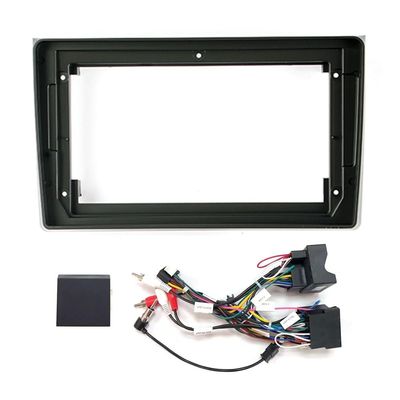 Car Stereo Navigation 9" Android Radio Mounting Frame Mask Bracket with Wiring Harness Specific Designed for Audi A4 2002 2003 2004 2005 2006 2007 2008