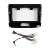 9" Car Stereo Navigation FM Radio Mounting Frame Bracket with Wiring Harness Compatible with Toyota Corolla Fielder Hybrid WxB 2015 2016 2017 2018 2019 2020 2021 UV Black view 1