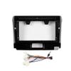 9" Car Stereo Navigation FM Radio Mounting Frame Bracket with Wiring Harness Compatible with Toyota Corolla Fielder Hybrid WxB 2015 2016 2017 2018 2019 2020 2021 UV Black view 3