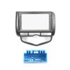 Car Stereo Navigation 9" Android Radio Mounting Frame Mask Bracket with Wiring Harness Specific Designed for Honda Jazz/City 2006-2021 RHD at view 2