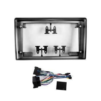 Car Stereo Mounting Frame Mask Bracket w Harness for Opel Antara 2007-2015 Astra H 2004-2012 Combo 2004-2011 Corsa 2004-2015 Meriva/Tigra Tt/Vectra C 2004-2009 Vivaro 2006-2009 Zafira 06-12 Silver