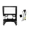 Car Stereo Navigation 9" Android Radio Mounting Frame Mask Bracket with Wiring Harness Specific Designed for Peugeot 3008 2013 2014 2015 2016 2017 2018 2019 MT/at