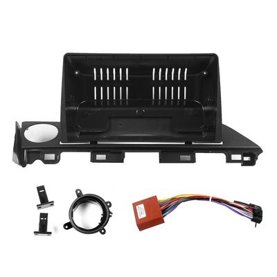 Car Stereo Navigation 9" Android Radio Mounting Frame Mask Bracket with Wiring Harness Specific Designed for Mazda 6 Atenza 2017 2018 2019