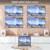 Wireless HDMI Transmitter and 4 Receivers, 500 FT/150M, 2.4G+5G Plug & Play, 1080P HD Audio and Video Transmission, Suitable for Laptops, Desktops, TV Boxes, Projectors to Monitors view 2