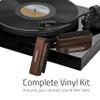 Fluance 3-in-1 Vinyl Record & Stylus Cleaning Kit with Anti-Static Carbon Fiber Brush, Velvet Brush, Stylus Brush - Precise Cleaning to Restore Sound Quality (VB65) view 2