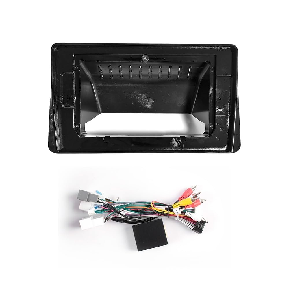 10.1" Car Stereo Navigation FM Radio Mounting Frame Bracket with Wiring Harness Compatible with Mitsubishi Eclipse Cross 2018 2019
