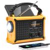 NOAA Weather Radio, 12000mAh Emergency Portable Radio, Hand Crank & Solar view 1