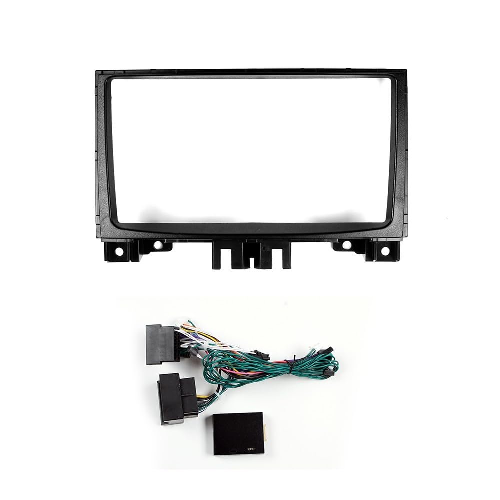 Car Stereo Navigation 9" Android Radio Mounting Frame Mask Bracket with Wiring Harness Specific Designed for Benz Sprinter/Crafter 2006