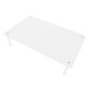Acrylic Laptop Stand Sturdy Transparent Desktop Shelf Organizer Riser for Office Home Workspace Multipurpose Computer TV Printer Stand 8.38cm Height 5mm Thick view 2
